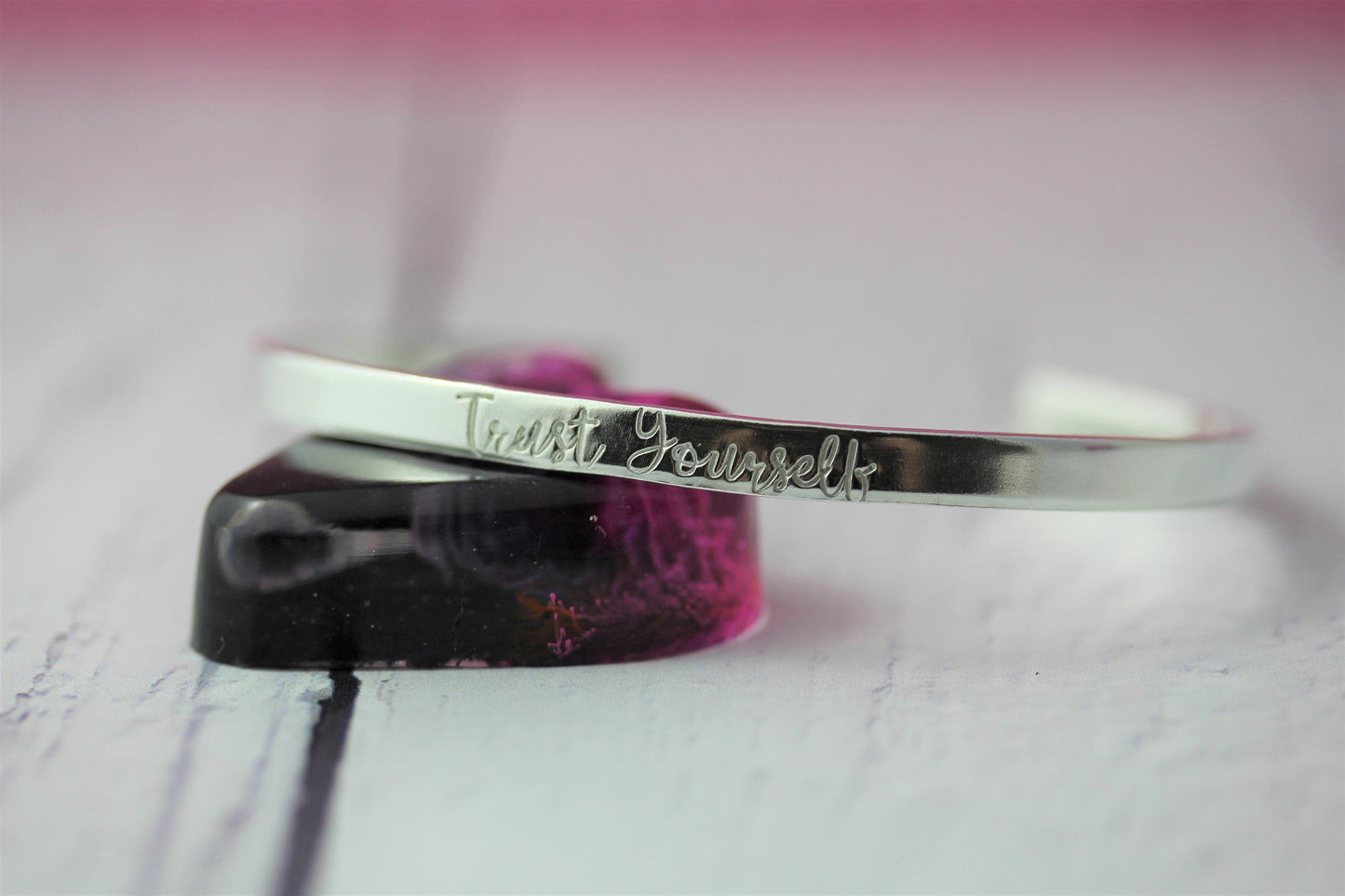 Personalised bracelet, sterling silver cuff, cuff bracelet, adjustable cuff, silver 925, hallmark