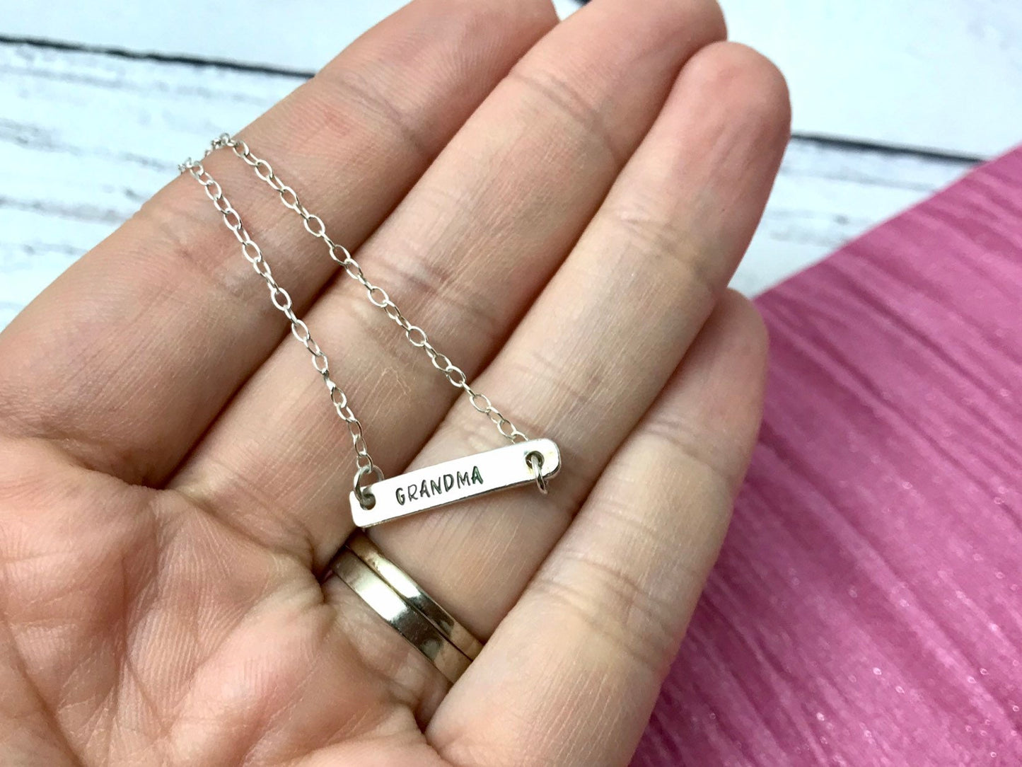 Name bracelet, mummy jewellery, grandma gift, personalised bracelet, sterling silver bracelet, adjustable bracelet, silver 925