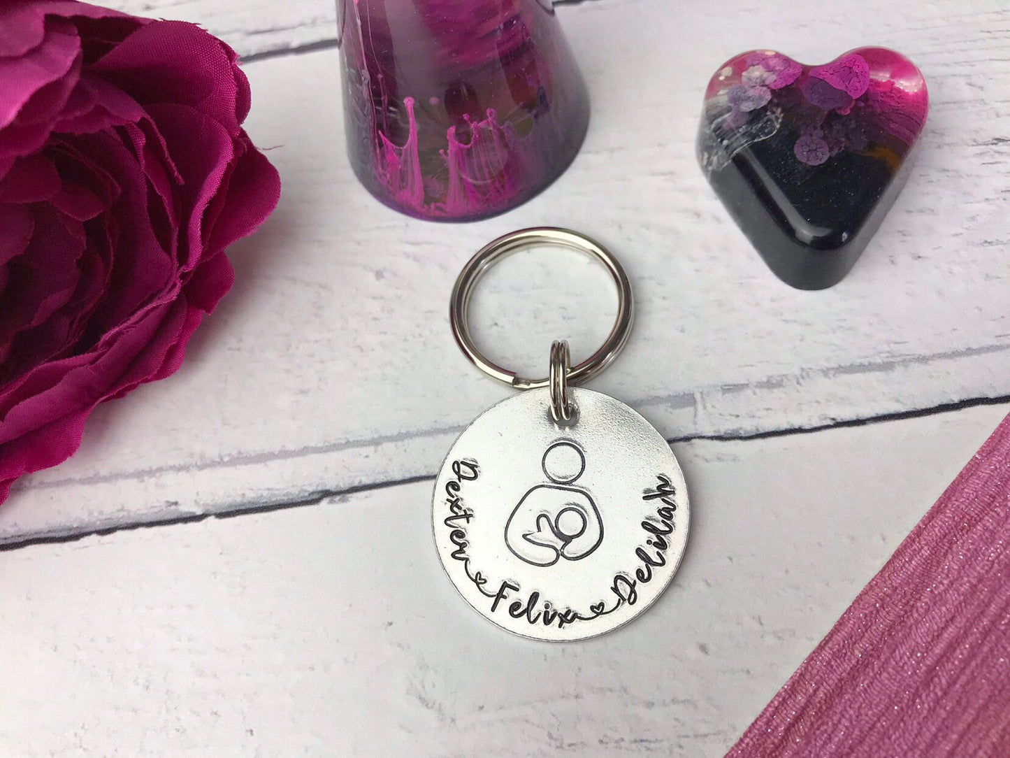 Personalised breastfeeding keyring, breastfeeding, milk maker, boobies keying,  boobie gift, golden boobies