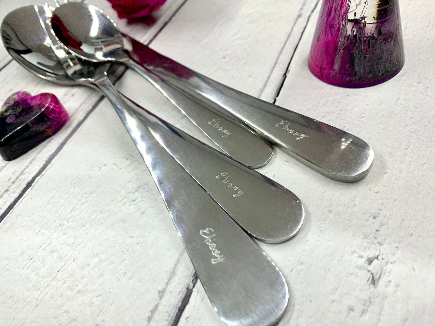 Adults personalised cutlery